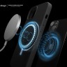 Чехол Elago MagSafe Soft Silicone для iPhone 13, черный