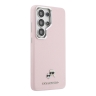 Karl Lagerfeld для Galaxy S26 Ultra чехол PU Saffiano FW Karl&Choup Heads metal &Cam Hard Pink (MagSafe)