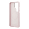 Karl Lagerfeld для Galaxy S26 Ultra чехол PU Saffiano FW Karl&Choup Heads metal &Cam Hard Pink (MagSafe)