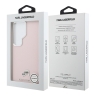 Karl Lagerfeld для Galaxy S26 Ultra чехол PU Saffiano FW Karl&Choup Heads metal &Cam Hard Pink (MagSafe)