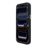 Guess для iPhone 18 Pro/17 Pro чехол PU 4G Classic metal logo Gold camera Hard Black (MagSafe)