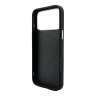 Guess для iPhone 18 Pro/17 Pro чехол PU 4G Classic metal logo Gold camera Hard Black (MagSafe)
