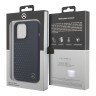 Чехол Mercedes Liquid Silicone Stars Horyzontal Hard для iPhone 14 Pro, синий