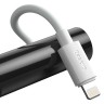 Кабель Baseus Simple Wisdom Data Cable Kit Type-C/Lightning PD 20W (1.5 м), белый (2 шт)
