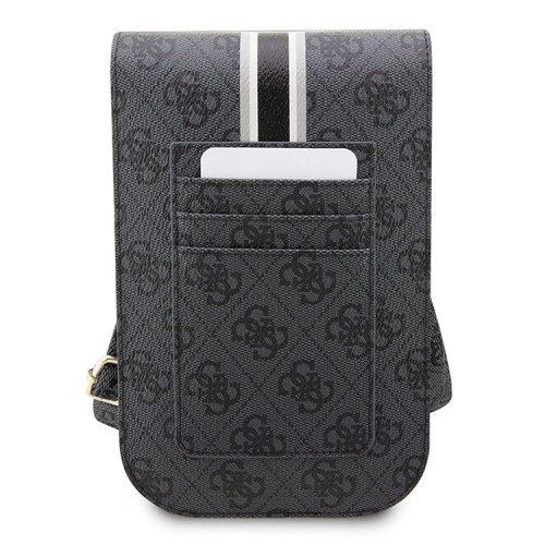 Сумка Guess Wallet Bag 4G Stripes для смартфонов, черная