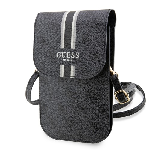 Сумка Guess Wallet Bag 4G Stripes для смартфонов, черная