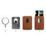 Бумажник Bustha MagSafe Leather Wallet, Mocha