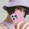 Elago для iPhone 15 Pro чехол Soft silicone (Liquid) Hot Pink