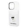 Karl Lagerfeld для iPhone 15 Pro Max чехол PC/TPU NFT Choupette Hard Transparent