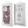 Hello Kitty для iPhone 14 Pro Max чехол PC/TPU Graffiti Tags Hard Pink