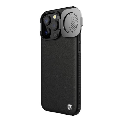 Nillkin для iPhone 15 Pro чехол CamShield ProP PU Leather Magnetic Black (magsafe)