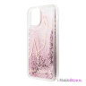 Чехол Karl Lagerfeld Liquid Glitter Karl Signature для iPhone 11 Pro, розовый