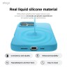 Elago для iPhone 16 Pro чехол Soft silicone (Liquid) Ocean Blue