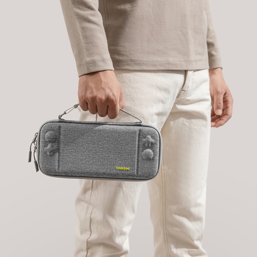 Tomtoc Gaming для Nintendo Switch & OLED чехол FancyCase-G05 NS Travel Case Gray