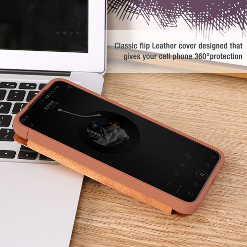 Nillkin для Galaxy S25+ чехол QIN Pro Booktype Brown
