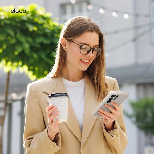 Elago для Galaxy S25 Ultra чехол Soft silicone (Liquid) Stone