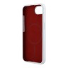 DKNY для iPhone 16e чехол Liquid silicone Heart Metal logo Hard White (MagSafe)