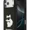 Karl Lagerfeld для iPhone 17 Pro чехол 3D Rubber NFT Choupette Hard Black