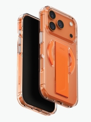 Uniq для iPhone 17 Pro чехол Heldro Air with FlexGrip Volt Orange (MagSafe)
