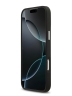 DKNY для iPhone 17 Pro Max чехол PU Metal Studs Stack logo & Camera Hard Black