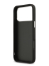 DKNY для iPhone 17 Pro Max чехол PU Metal Studs Stack logo & Camera Hard Black