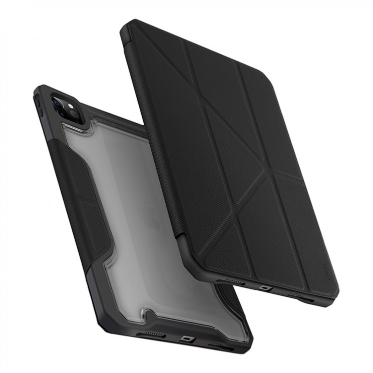 Uniq Trexa Anti-microbial для iPad Pro 11 (2022/21) с отсеком для стилуса, черный NPDP11(2021)-TRXBLK
