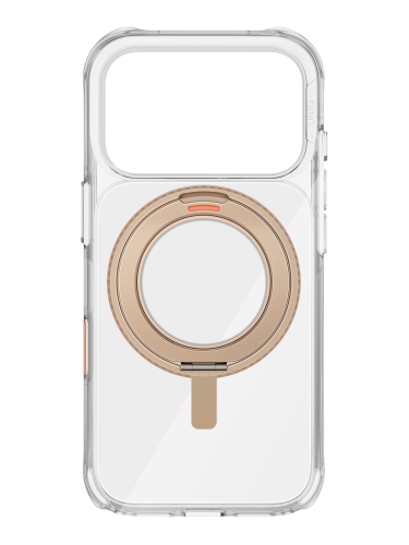 Uniq для iPhone 17 Pro чехол Swivix with 360-Rotating stand Taupe Gold (Magsafe)