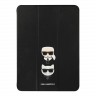 Lagerfeld PU Saffiano & Choupette heads Folio для iPad Pro 11 (2021/20), черный KLFC11OKCK