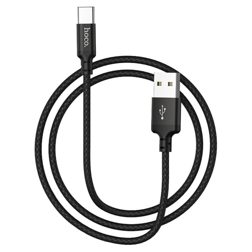 HOCO кабель X14 Times speed charging data cable Type-C (1 метр) Black