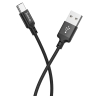 HOCO кабель X14 Times speed charging data cable Type-C (1 метр) Black