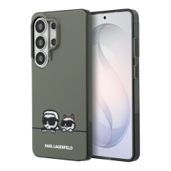 Karl Lagerfeld для Galaxy S26 Ultra чехол IML Sketch Karl &amp; Choupette On Line Hard Black (MagSafe)