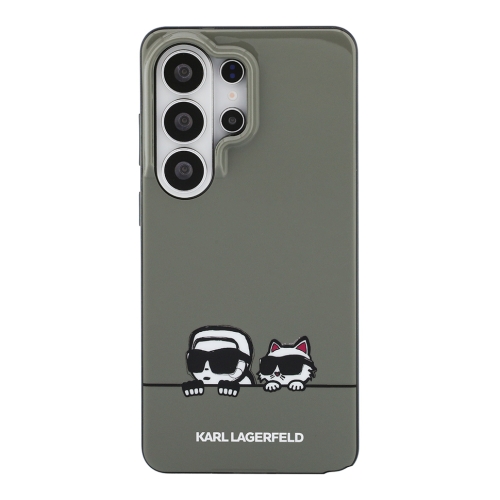 Karl Lagerfeld для Galaxy S26 Ultra чехол IML Sketch Karl & Choupette On Line Hard Black (MagSafe)