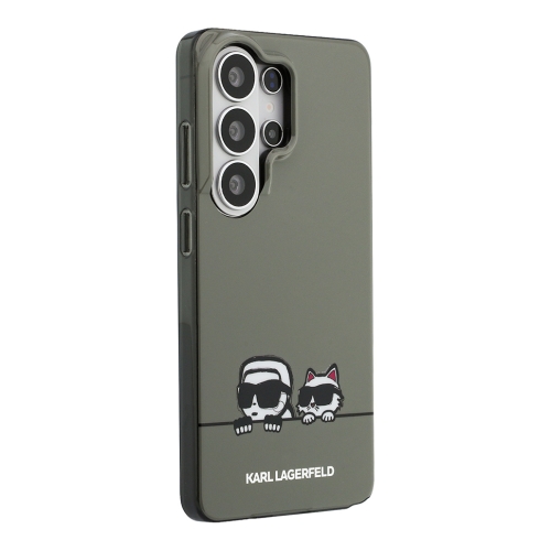 Karl Lagerfeld для Galaxy S26 Ultra чехол IML Sketch Karl & Choupette On Line Hard Black (MagSafe)