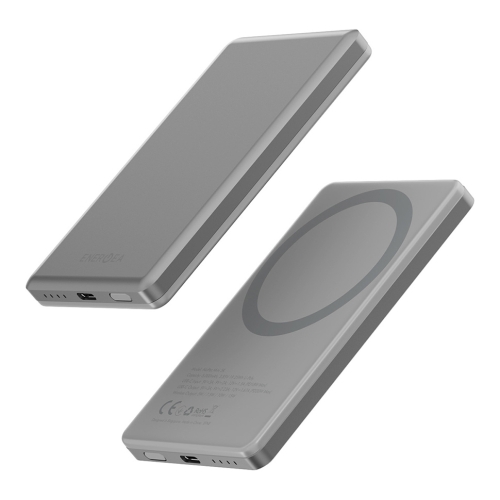 Energea АКБ AluPac MINI 5K (CCC), 5000W MagSafe 15W USB-C 20W Ultra Light Aluminium Natural Titanium