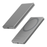 Energea АКБ AluPac MINI 5K (CCC), 5000W MagSafe 15W USB-C 20W Ultra Light Aluminium Natural Titanium