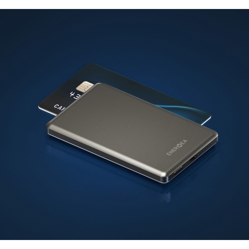 Energea АКБ AluPac MINI 5K (CCC), 5000W MagSafe 15W USB-C 20W Ultra Light Aluminium Natural Titanium