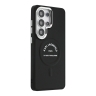 Karl Lagerfeld для Galaxy S26 Ultra чехол PU Smooth leather RSG logo Metal camera Hard Black (MagSafe)