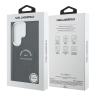 Karl Lagerfeld для Galaxy S26 Ultra чехол PU Smooth leather RSG logo Metal camera Hard Black (MagSafe)