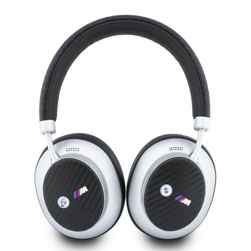 BMW наушники беспроводные накладные Bluetooth HP M-series ENC PU Carbon Metal Logo (+case) Silver
