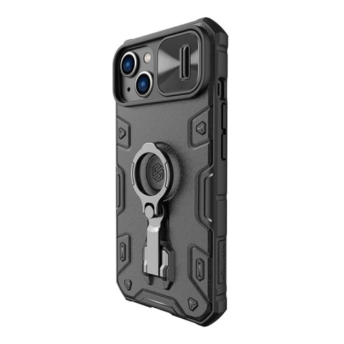 Противоударный чехол Nillkin CamShield Armor Pro для iPhone 14 Plus, черный