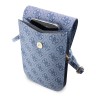Сумка Guess Wallet Bag 4G Stripes для смартфонов, голубая
