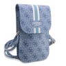 Сумка Guess Wallet Bag 4G Stripes для смартфонов, голубая