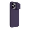 Nillkin для iPhone 15 Pro чехол CamShield Silky Silicone Dark night Purple