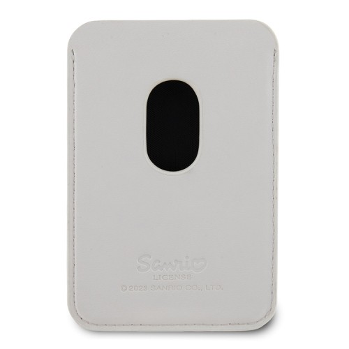 Hello Kitty магнитный бумажник Wallet Cardslot MagSafe PU leather Graffiti Tags Beige