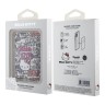 Hello Kitty магнитный бумажник Wallet Cardslot MagSafe PU leather Graffiti Tags Beige