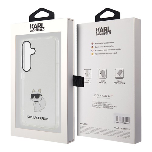 Karl Lagerfeld для Galaxy S24 чехол PC/TPU NFT Choupette Hard Transparent