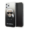 Чехол Karl Lagerfeld Iconic Karl Hard Gradient для iPhone 11 Pro, черный