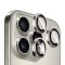 BlueO стекло для iPhone 16 Pro/16 Pro Max, Camera Lens SAPPHIRE Alloy 3 шт. Natural Titan (+instal)