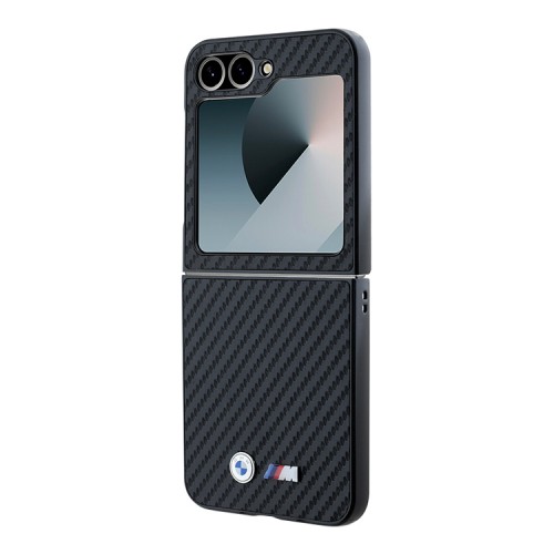 BMW для Galaxy Z Flip 6 M-Collection PU Carbon Black