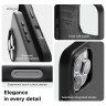 Elago для iPhone 16 Pro Max чехол PU Leather Black (MagSafe)